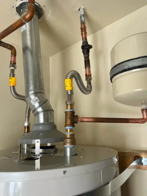 Water heater installation and plumbing repair in North Bend